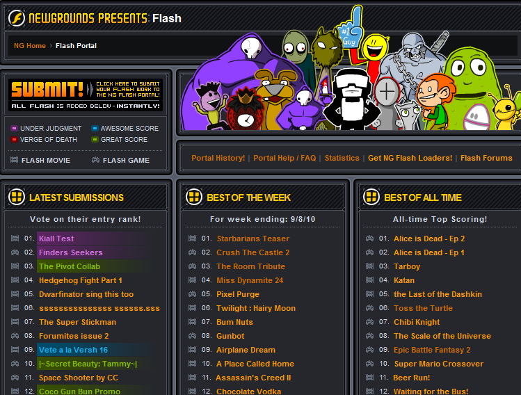 how to download from newgrounds